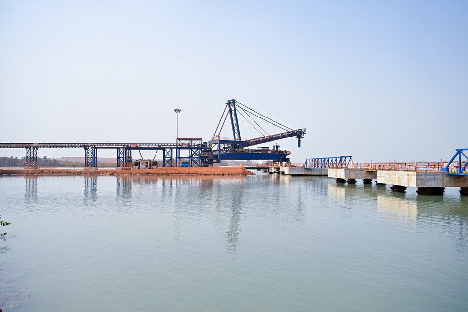 Le Port de Kokaya vu du ciel